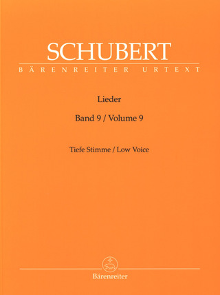 Franz Schubert - Lieder 9 (Low Voice)