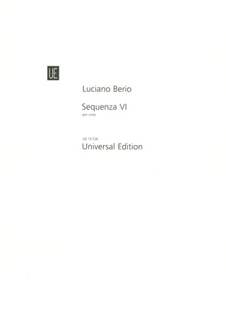 Luciano Berio - Sequenza VI
