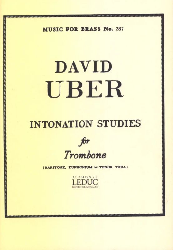 David Uber - Intonations studies