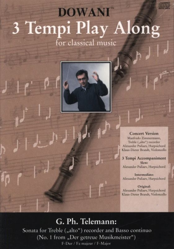 Georg Philipp Telemann - Sonata in F major for Treble (alto) recorder and Basso continuo
