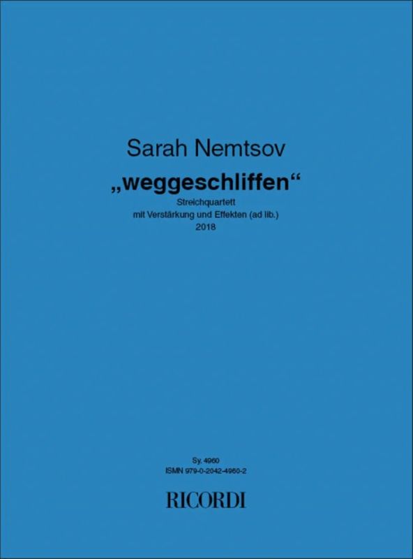 Sarah Nemtsov - weggeschliffen