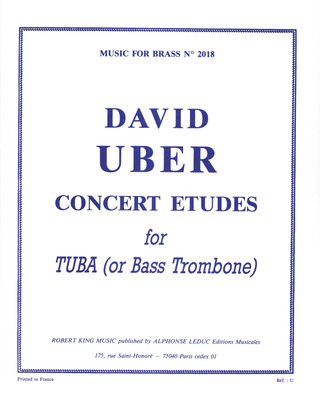 David Uber - Concert Etudes