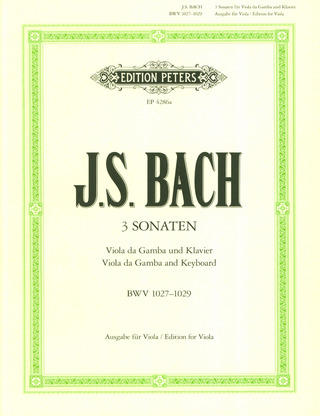 Johann Sebastian Bach: Drei Sonaten BWV 1027-1029