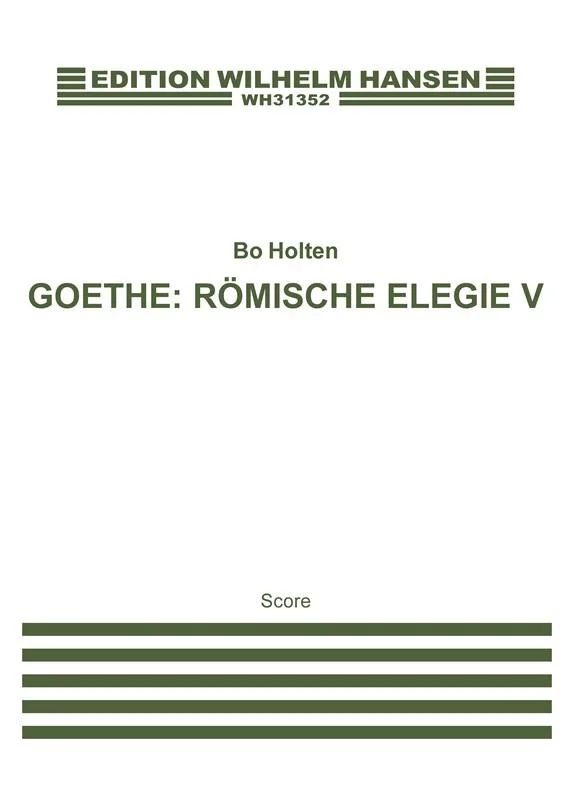 Bo Holten - Römische Elegie V