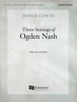 David Conte - Three Settings of Ogden Nash