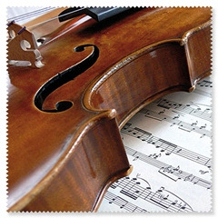 Glasses Wipes Violin/Sheet Music