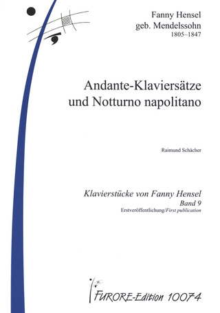 Fanny Hensel - Andante-Klaviersätze  und  Notturno napolitano