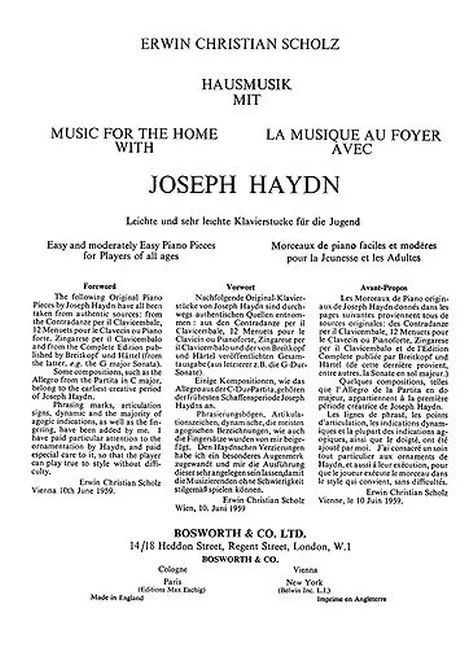 Joseph Haydn - Music For The Home