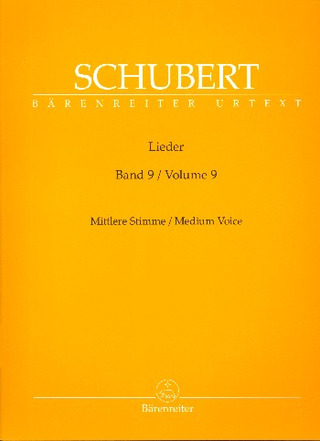 Franz Schubert - Lieder 9 – mittlere Stimme