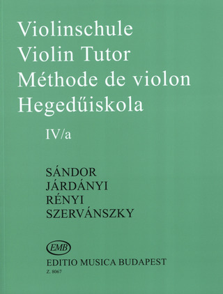 Sándor Frigyeset al. - Violinschule 4a