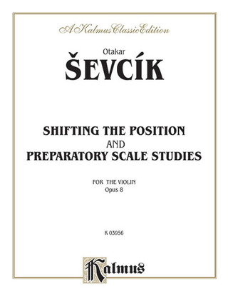 Otakar Ševčík - Shifting Position and Prep. Scale Studies, Op. 8