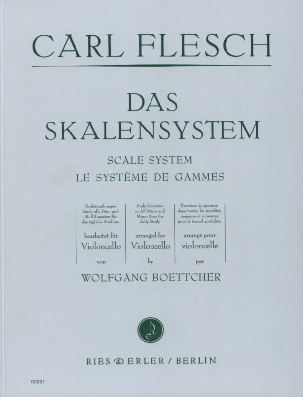 Carl Flesch: Das Skalensystem für Violoncello