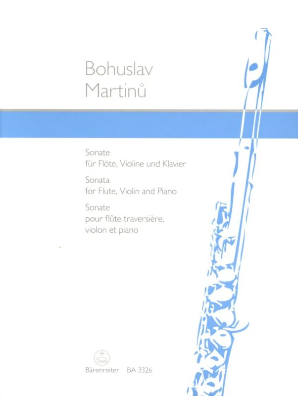 Bohuslav Martinů - Sonate für Flöte, Violine und Klavier