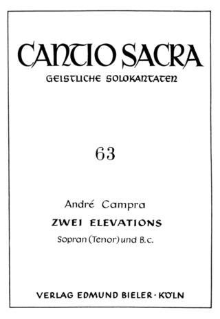André Campra - 2 Elevations