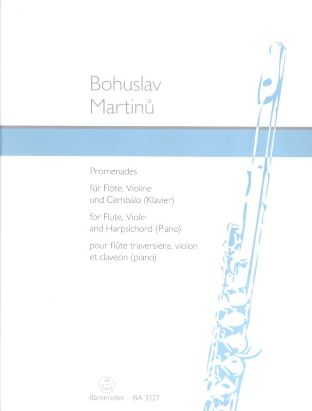 Bohuslav Martinů - Promenades für Flöte, Violine und Cembalo (Klavier) (1940)