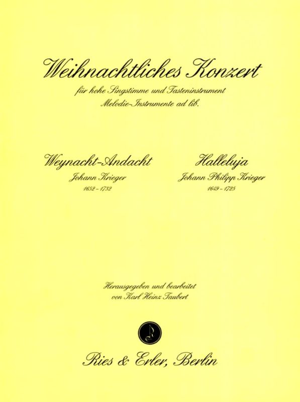 Johann Philipp Krieger et al. - Weihnachtliches Konzert