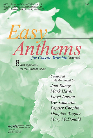 Joel Raney y otros.: Easy Anthems for Classic Worship 9