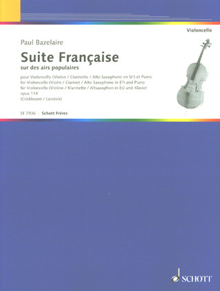 Paul Bazelaire: Suite Française op. 114