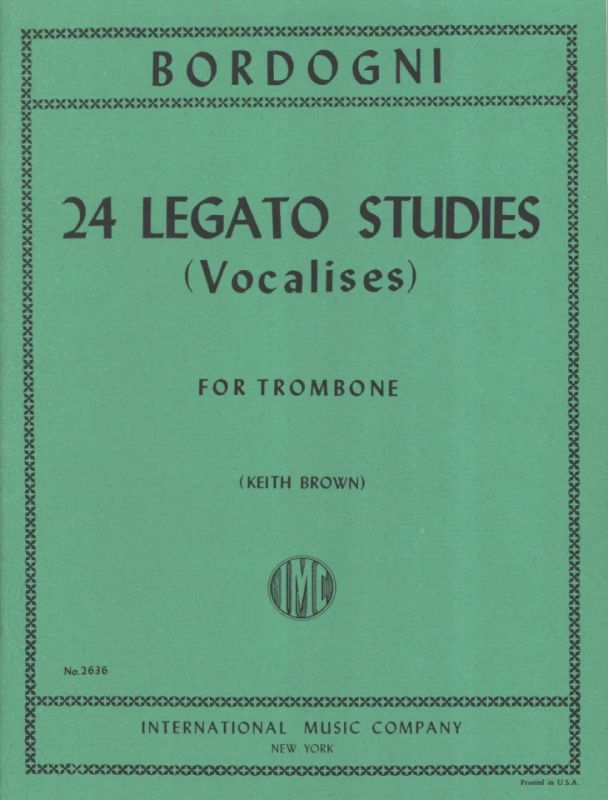 Marco Bordogni - 24 Legato Studies