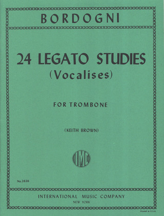 Marco Bordogni: 24 Legato Studies