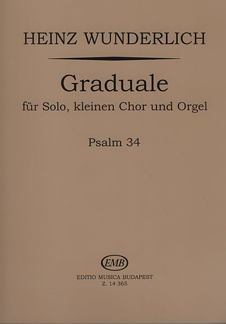 Heinz Wunderlich - Graduale für Solo, kleinen Chor und Orgel - Psalm