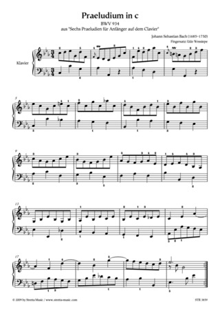 Johann Sebastian Bach - Praeludium in c