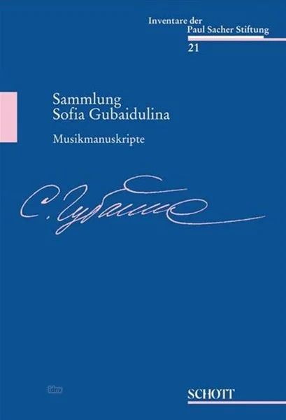Sofia Gubaidulina - Musikmanuskripte
