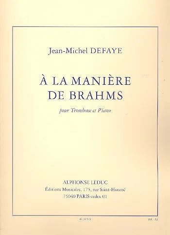 Jean-Michel Defaye - À la manière de brahms