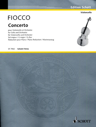 Joseph-Hector Fiocco - Concerto  G-Dur