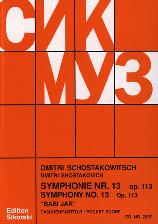Dmitri Chostakovitch - Sinfonie Nr. 13 b-Moll op. 113