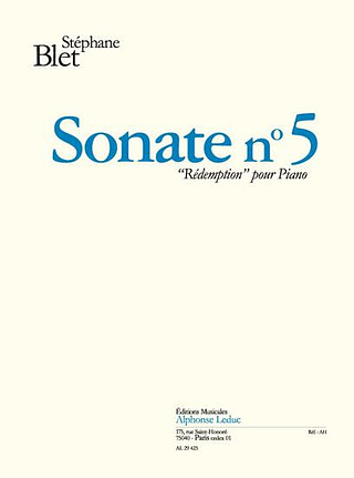 Stéphane Blet - Sonate N05 Redemption