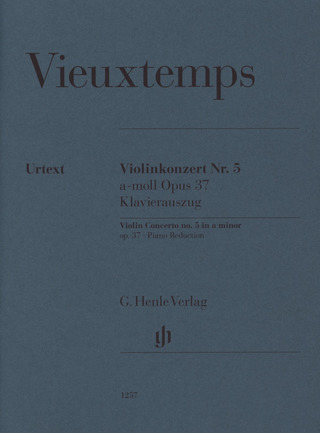 Henri Vieuxtemps: Violinkonzert Nr. 5 a-Moll op. 37