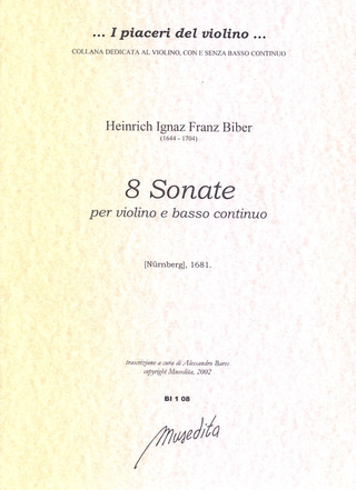 Heinrich Ignaz Franz Biber - 8 Sonate