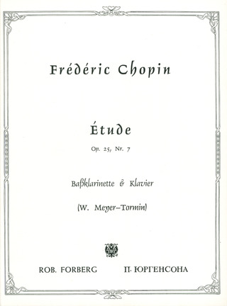 Frédéric Chopin: Étüde op. 25/7