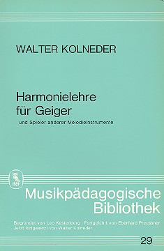 Walter Kolneder - Harmonielehre für Geiger