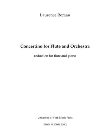 Laurence Roman - Concertino For Flute And Orchestra