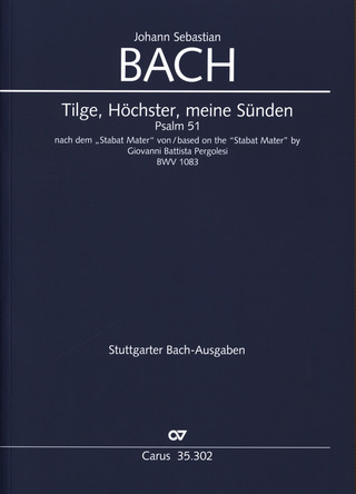 Johann Sebastian Bach - Tilge, Höchster, meine Sünden BWV 1083
