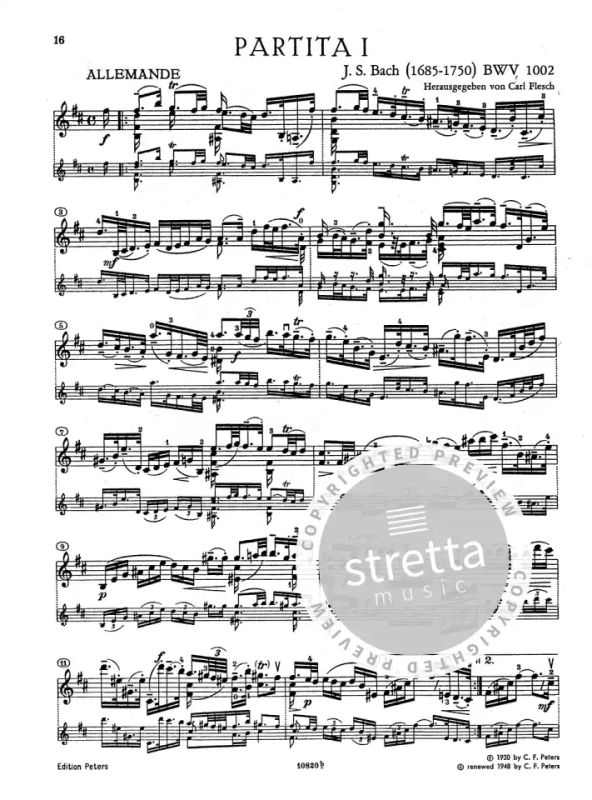 Johann Sebastian Bach - Sonaten und Partiten für Violine solo (2)