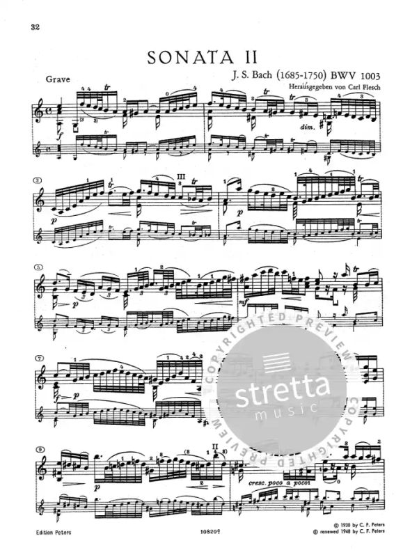 Johann Sebastian Bach - Sonaten und Partiten für Violine solo (3)