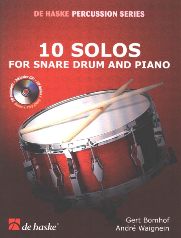 Gert Bomhof - 10 Solos for Snare Drum and Piano