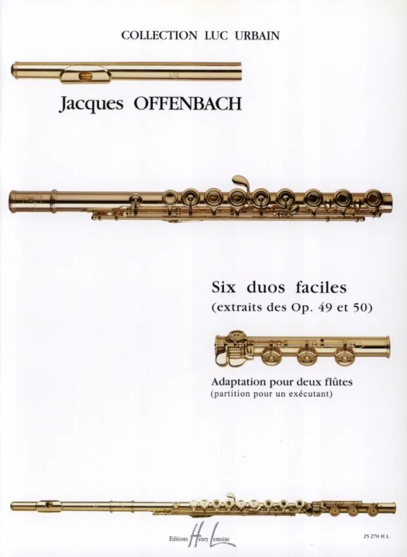 Jacques Offenbach - Duos faciles (6) extrait des Duos Op.49 et 50