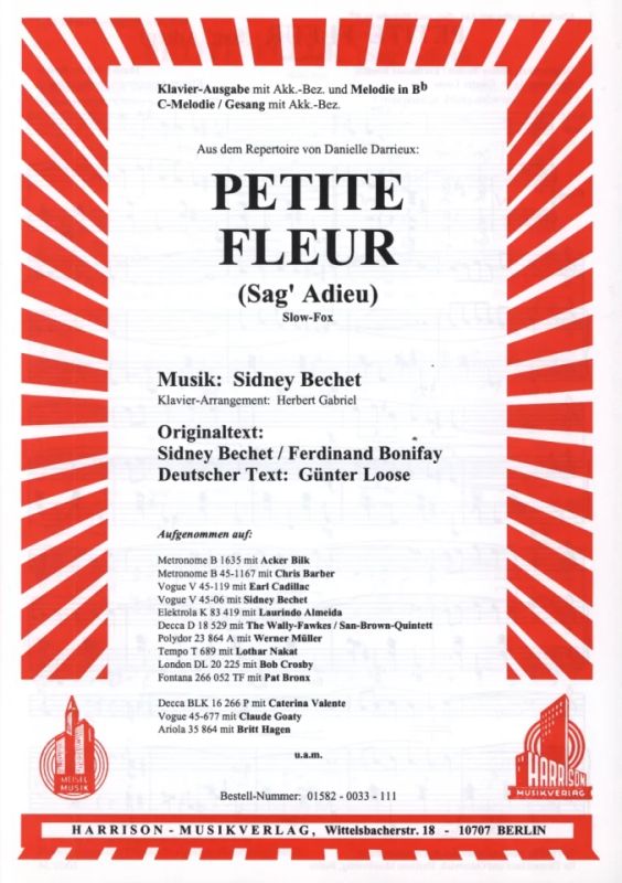 Sidney Bechet - Petite Fleur (0)