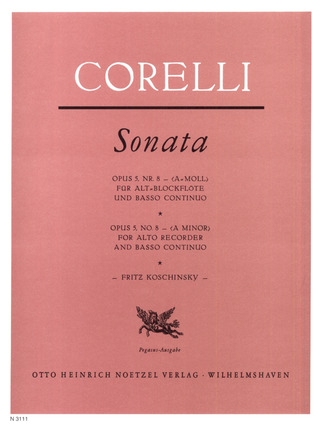 Arcangelo Corelli - Sonata A minor op. 5/8