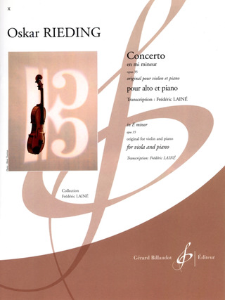 Oskar Rieding: Concerto E-Moll Op 35