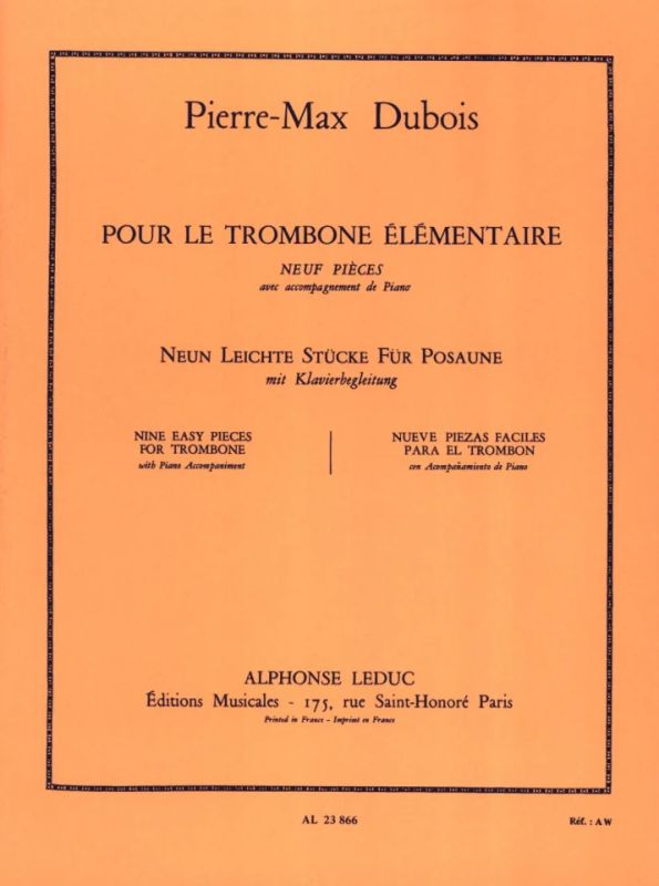 Pierre-Max Dubois - Pour Le Trombone Elémentaire