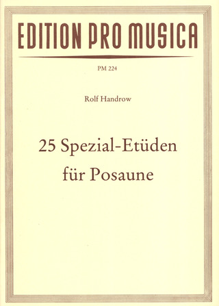 Rolf Handrow - 25 Spezial-Etüden