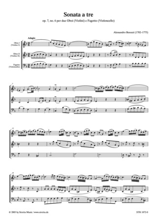Alessandro Besozzi: Triosonate F-Dur