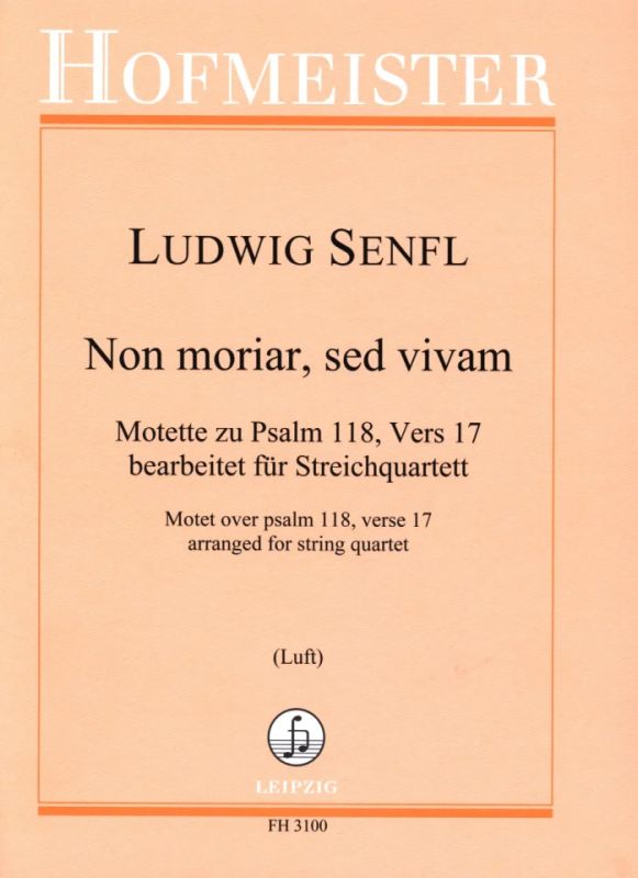 Ludwig Senfl - Non moriar, sed vivam