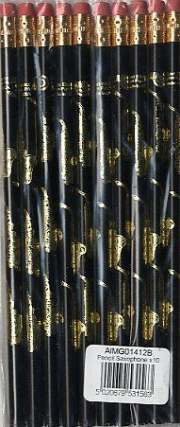 Bleistift Saxophon 10er Pack