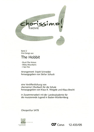 chorissimo! MOVIE 2 – The Hobbit (SATB)